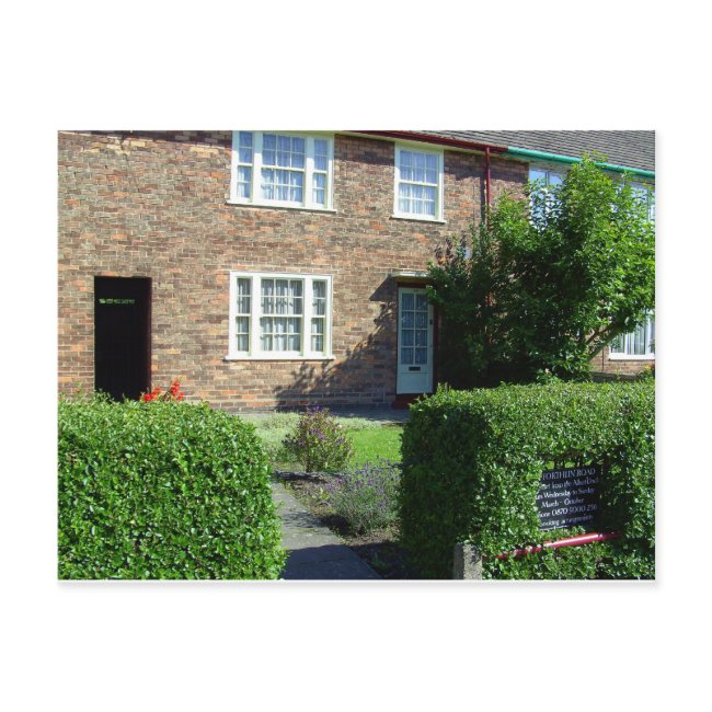 20 Forthlin Road. Childhood Home Of Paul Mccartney Postinvitations