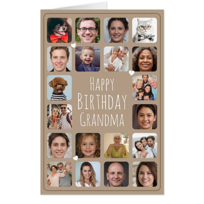 20 Photos To Personalize Happy Birthday Grandma Invitations