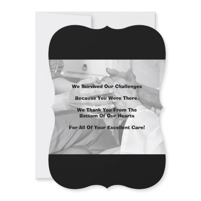 3.5" X 5" Flat Thank You Invitations To