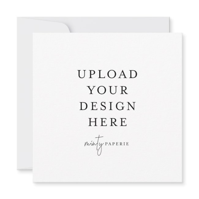 5.25" X 5.25" Square Invitation