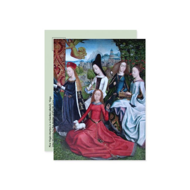 5 Virgin Martyrs In A Garden (right Half: M 070) Postinvitations