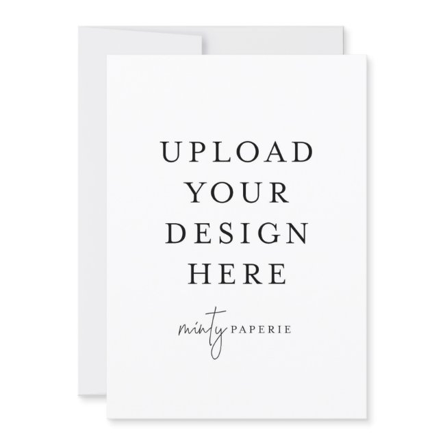 5" X 7" Portrait Invitations