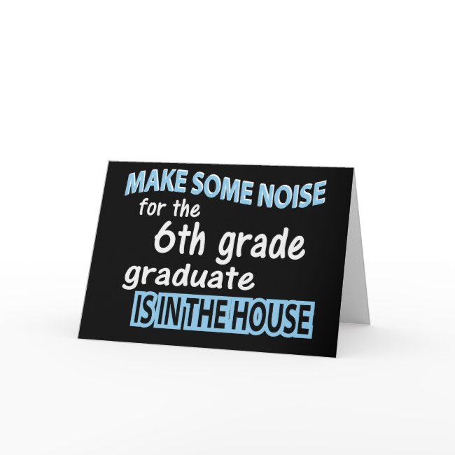 6th Grade School Graduate Congratulations Invitations