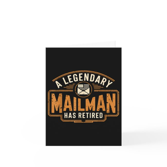 A Legendary Mailman Has Retired Postal Worker Reti Invitations