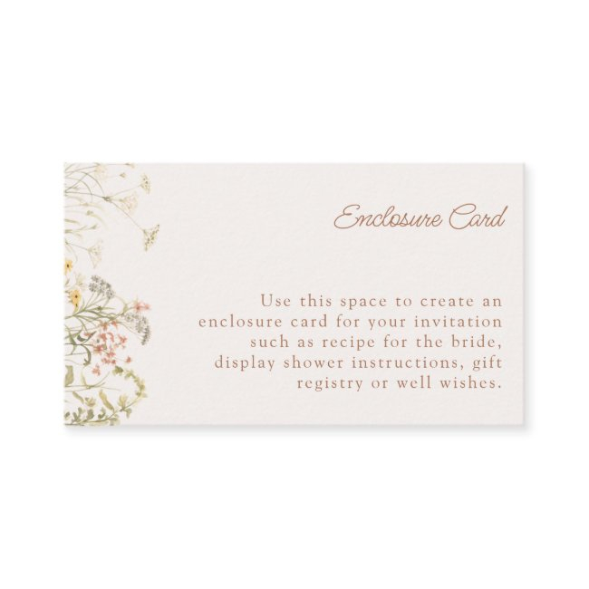 A New Chapter Begins Bridal Shower Enclosure Invitations