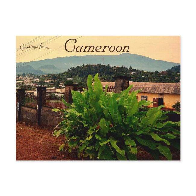 A View Of Limbe Cameroon Postinvitations