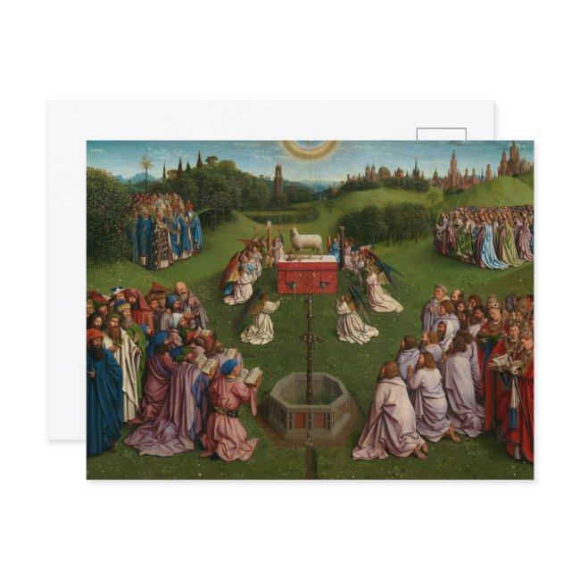 Adoration Of The Mystic Lamb, The Ghent Altarpiece Invitation Postinvitations