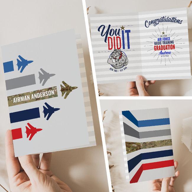 Air Force Basic Training Graduation 326 Bulldogs Invitations