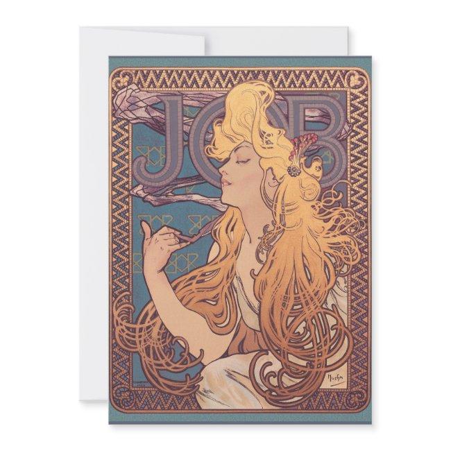 Alfonse Mucha Job Art Nouveau Woman