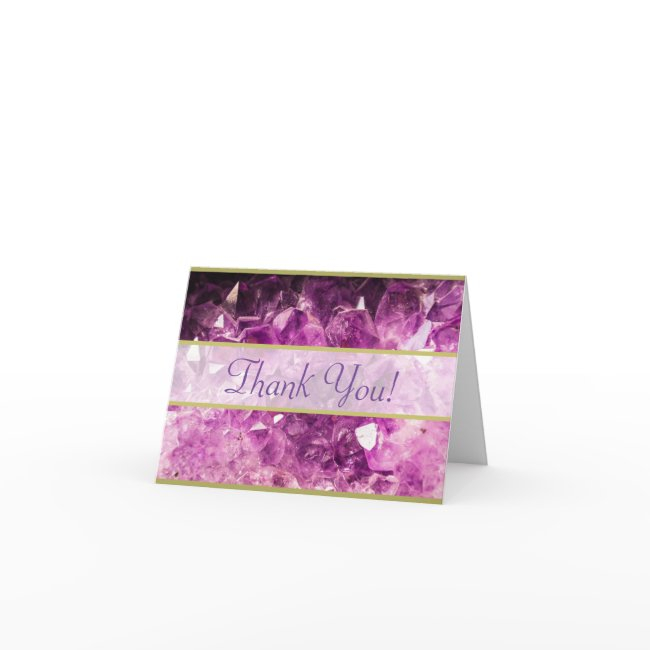 Amethyst Gemstone Image Thank You