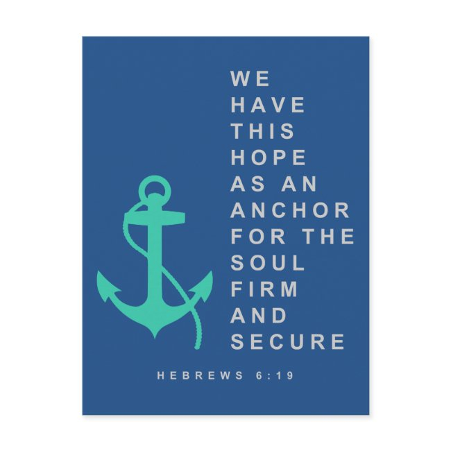 Anchor For The Soul (hebrews 6:19) Postinvitations