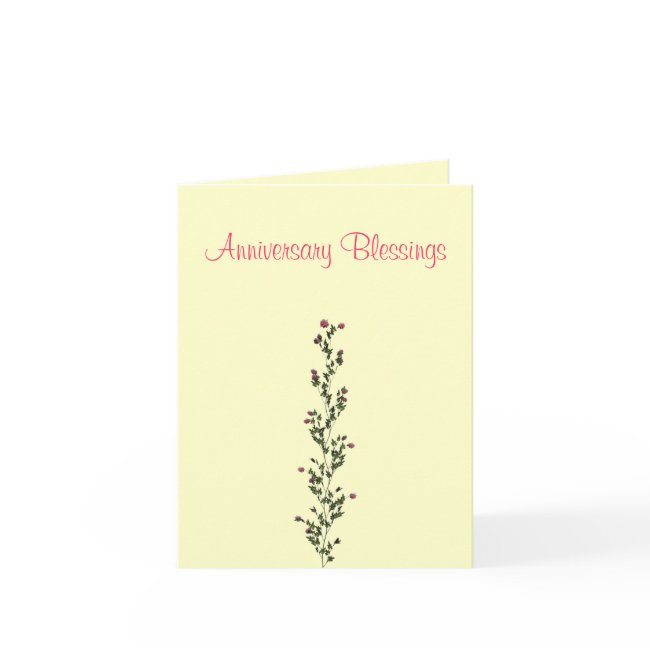 "anniversary Blessings" Invitations