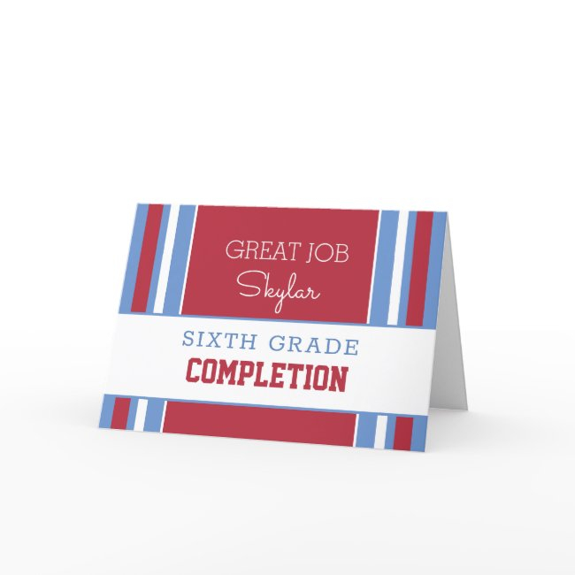 Any Grade! Custom Grade Completion Invitations! Invitations