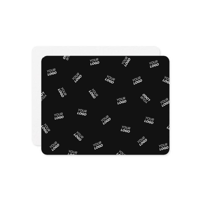 Any Logo Or Uploaded Image | Scattered Pattern Enclosure Invitations