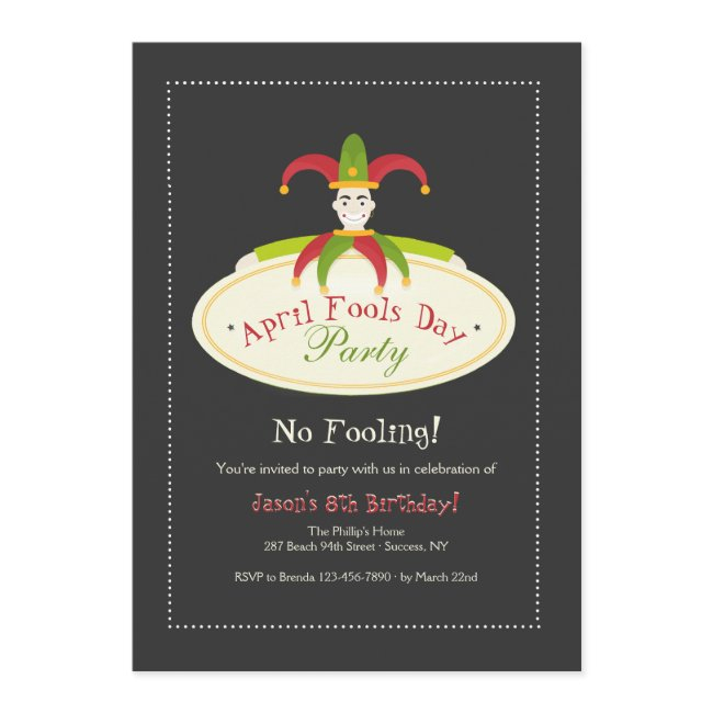 April Fool's Day Invitation