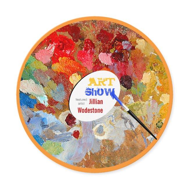 Artist Pallet Art Show Invitation