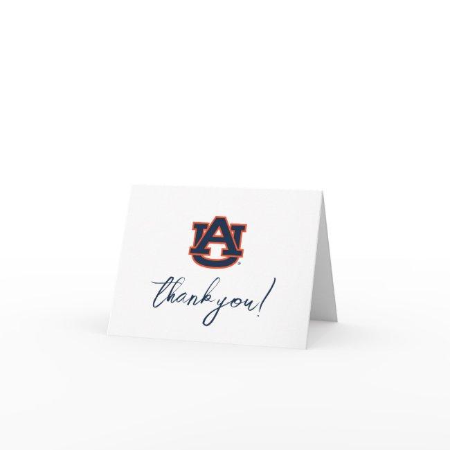 Auburn University Graduation | Auburn Tigers Thank You Invitations