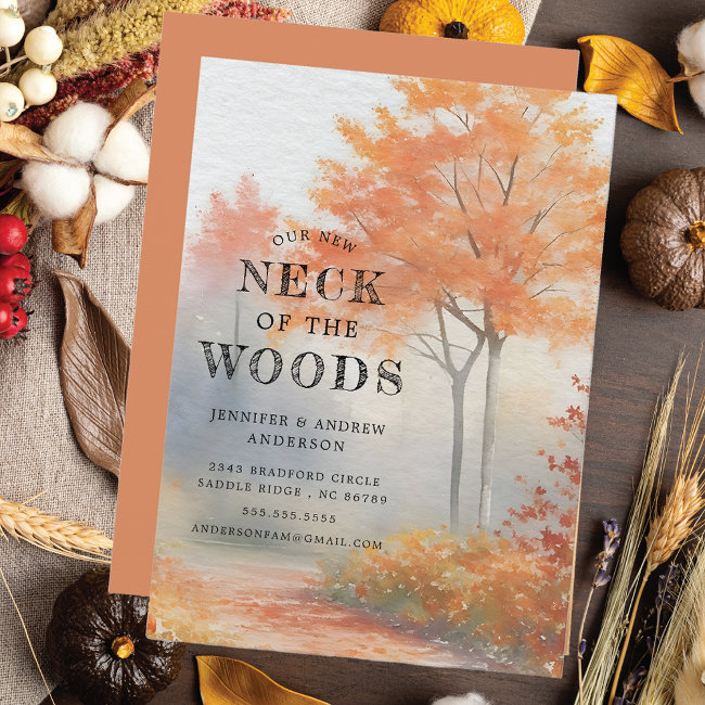 Autumn Trees Moving Announcement