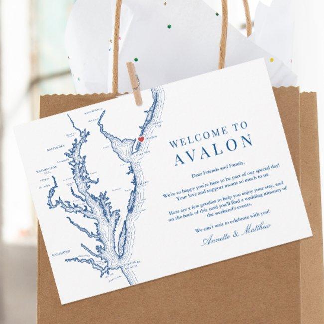 Avalon Nj Wedding Weekend Events Welcome Itinerary Thank You Invitations