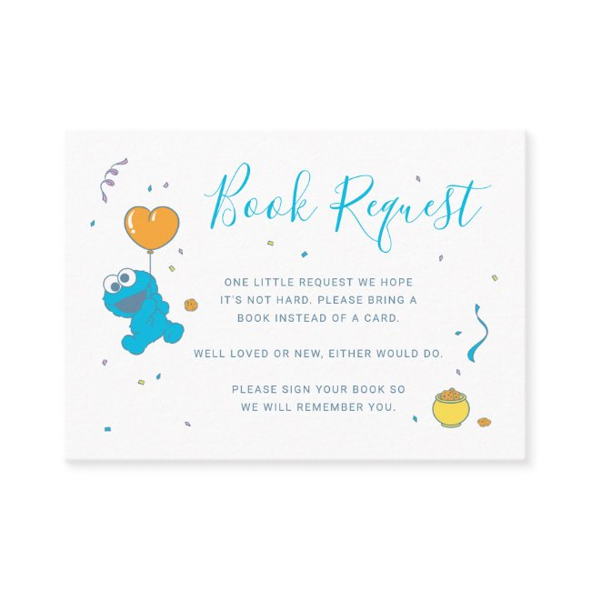 Baby Cookie Monster Book Request Insert