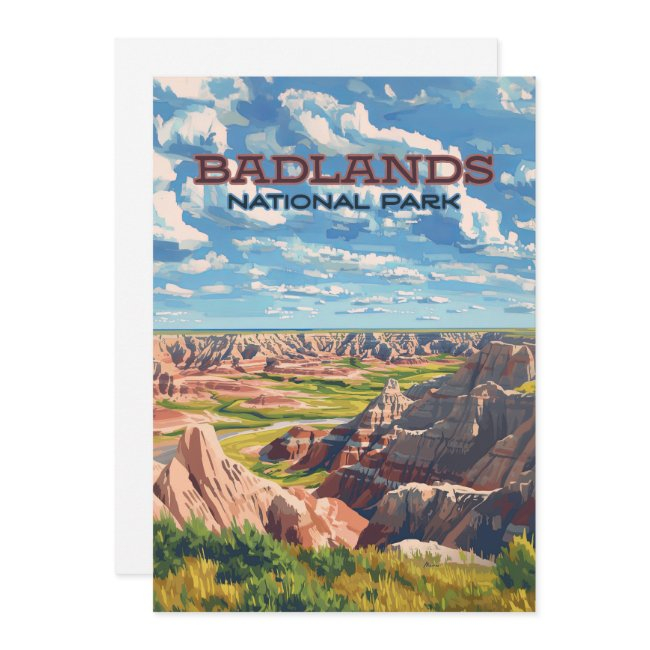 Badlands National Park South Dakota Landscape