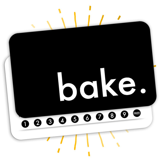 Bake. Loyalty Punch Invitations