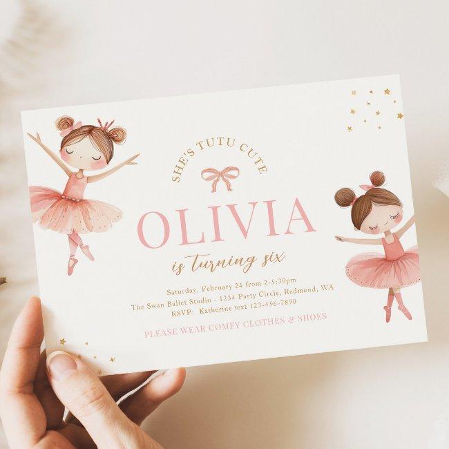Ballet Birthday Invitation