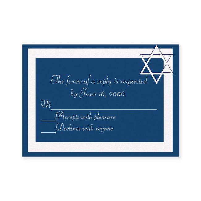 Bar/bat Mitzvah Invitations Response Invitations