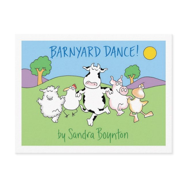 Barnyard Dance! Postinvitations By Sandra Boynton