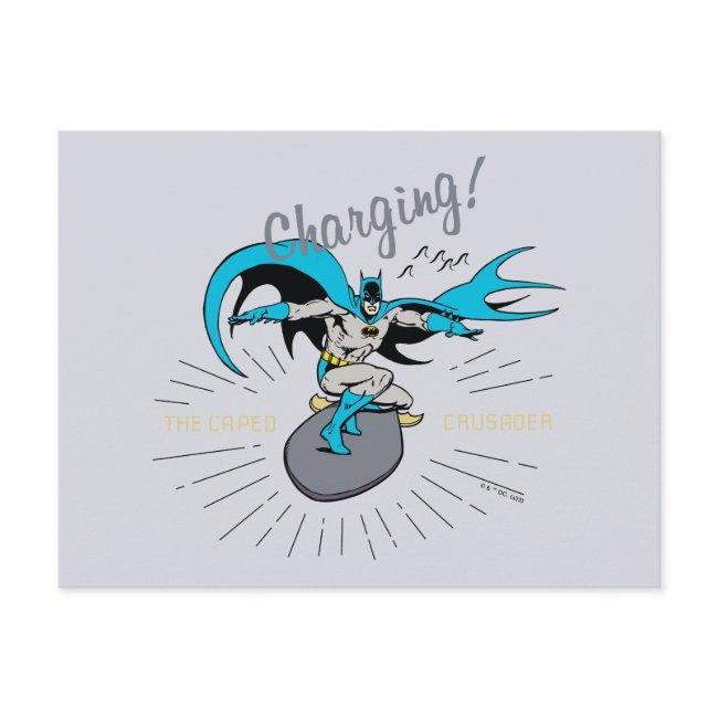 Batman Surfing - Charging! Postinvitations