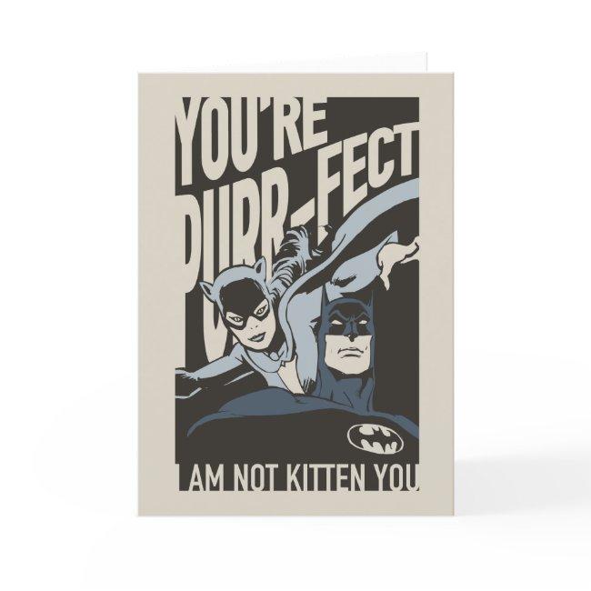 Batman Valentine | Catwoman - You're Purr-fect Holiday Invitations