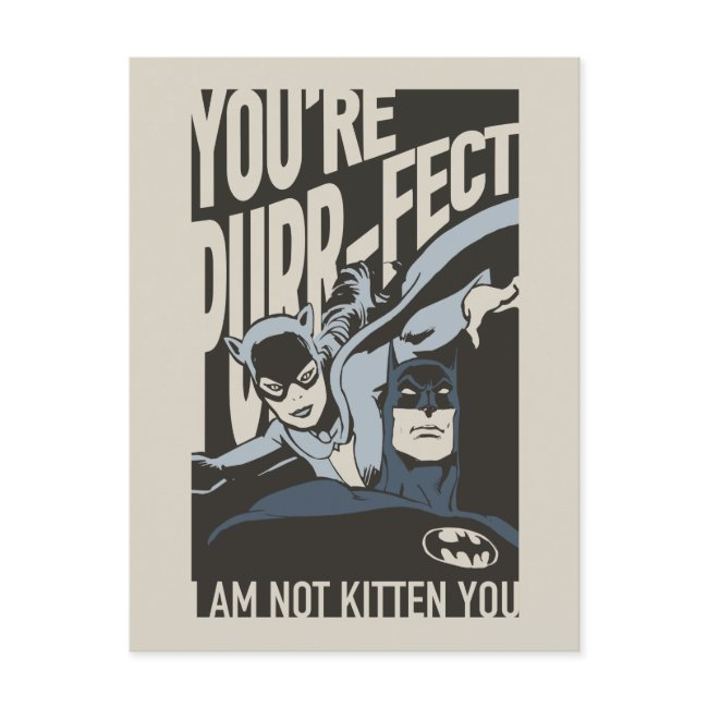 Batman Valentine | Catwoman - You're Purr-fect Holiday Postinvitations