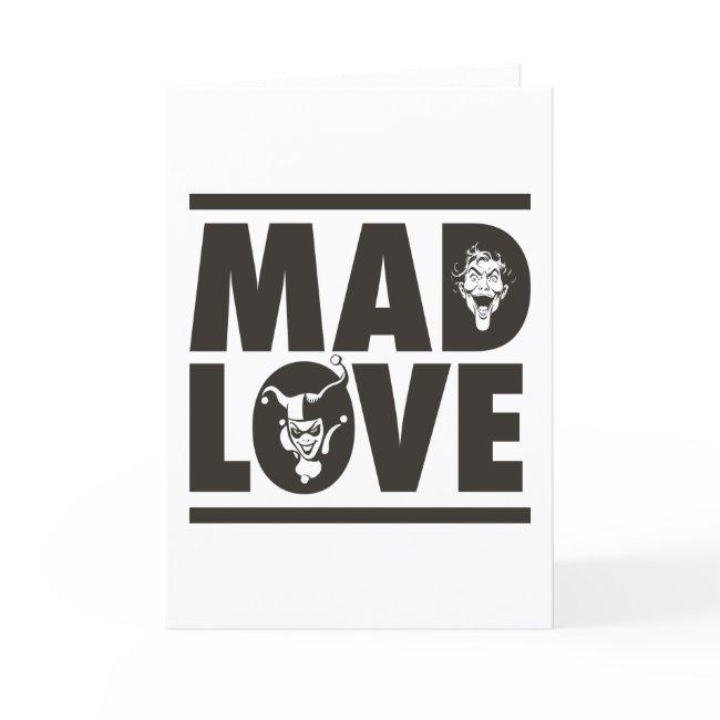 Batman Valentine | Joker & Harley - Mad Love Holiday Invitations