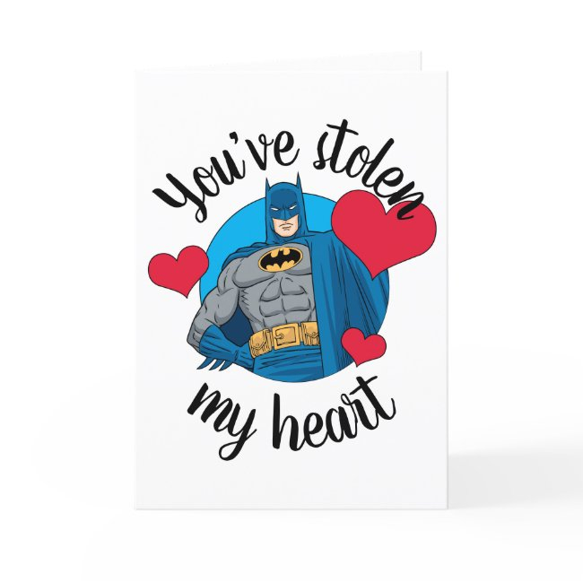 Batman Valentine | You've Stolen My Heart Holiday Invitations
