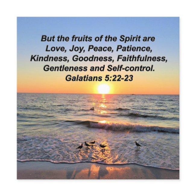 Beautiful Galatians 5 Sunrise Invitation