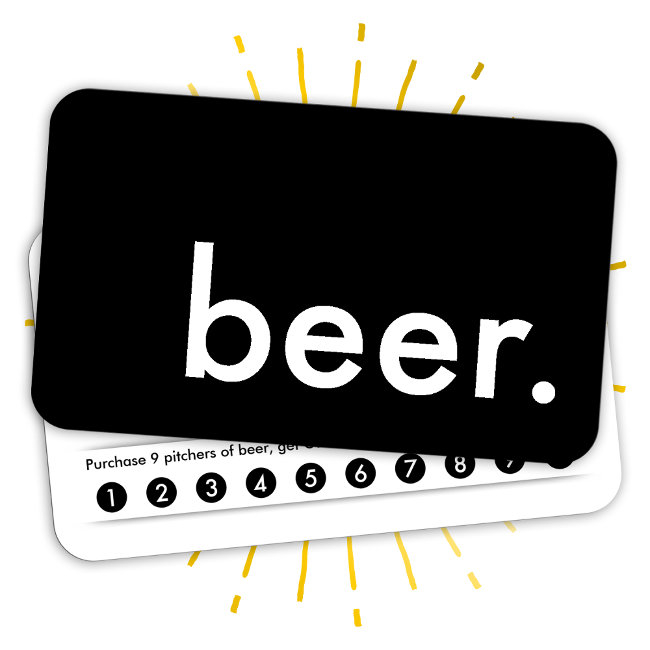 Beer. Loyalty Punch Invitations