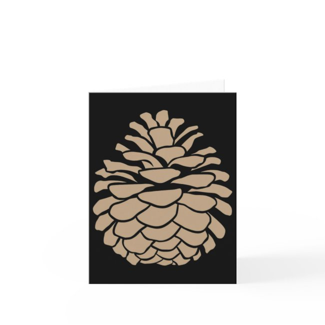 Big Pine Cone Tree Pinecone Forest Camping Nature Invitations