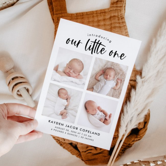 Birth Announcement Photo Invitations | Our Little One