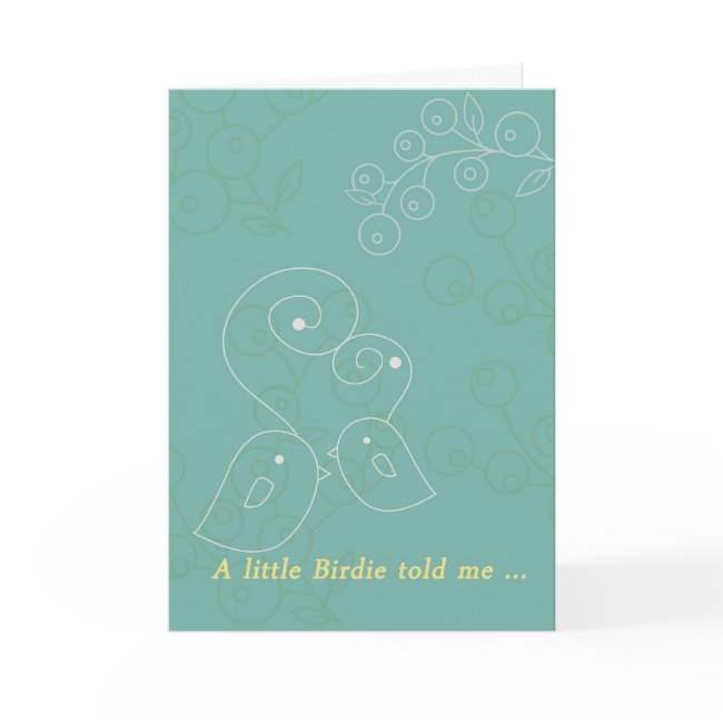 Birthday Invitations A Little Birdie Told Me