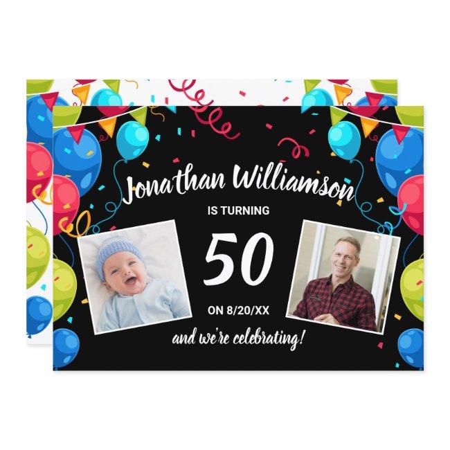 Birthday Party By Mail Send A Invitations Photo Collage