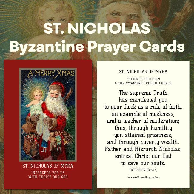 Bishop St. Nicholas Of Myra Prayer Holy Invitations