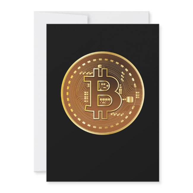Bitcoin Digital Gold Cryptocurrency Invest Digital Invitation