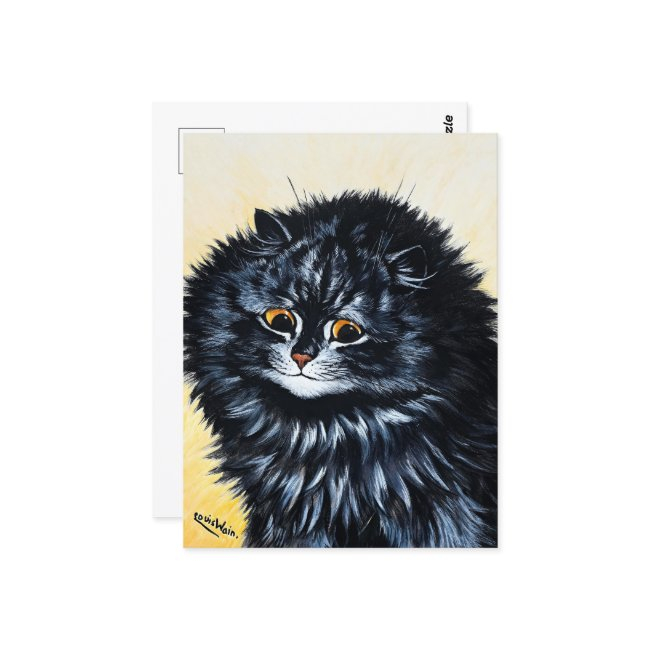 Black Cat By Louis Wain Postinvitations