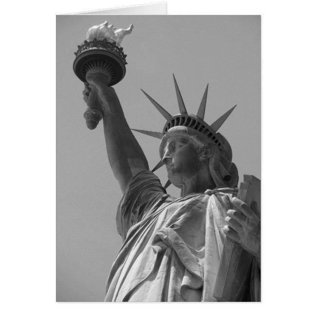 Black & White Statue Of Liberty New York City