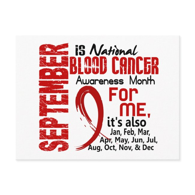 Blood Cancer Awareness Month For Me Postinvitations
