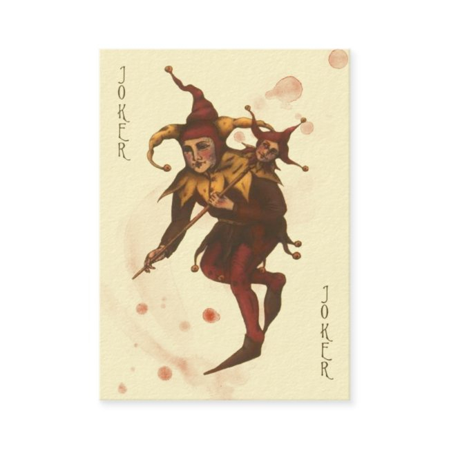 Bloodstained Joker Calling Invitations