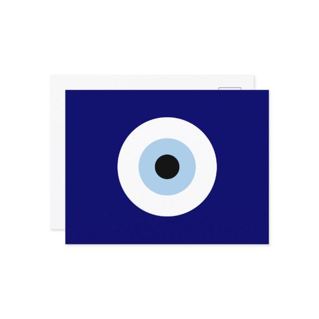 Blue Evil Eye Good Luck & Protection Symbol Postinvitations