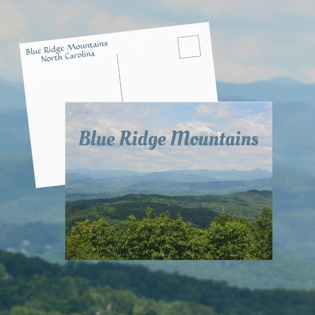 Blue Ridge Mountains Appalachian Photographic Postinvitations