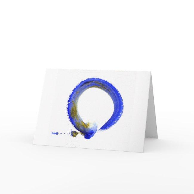 Blue Zen Enso Invitations