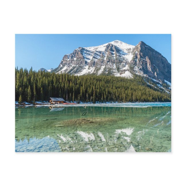 Boathouse Next To Lake Louise - Banff, Canada Postinvitations